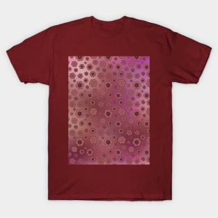 Pink flower field T-Shirt